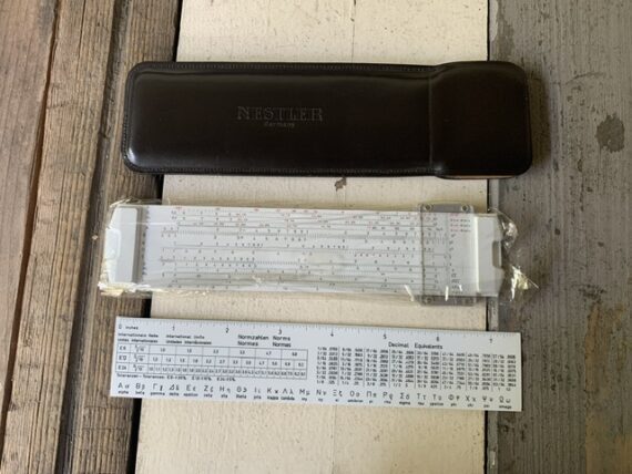 Nestler Multimath-Duplex pocket slide rule 0130 sleeve 1970 Germany - Image 7