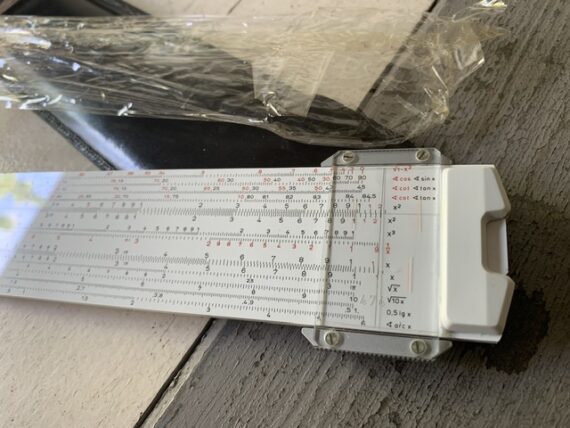 Nestler Multimath-Duplex pocket slide rule 0130 sleeve 1970 Germany - Image 2