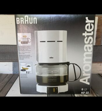 Braun KF22 Aromaster type 3083 design Coffee maker NOS 1990 Germany