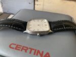 Certina unisex quartz watch 30mm steel box papers 1980 - Image 8