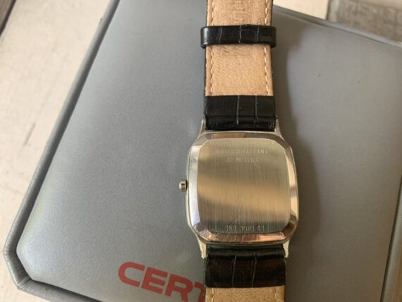 Certina unisex quartz watch 30mm steel box papers 1980 - Image 6