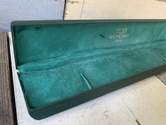 Glycine green mens dress watch box 1960 Switzerland - Image 4