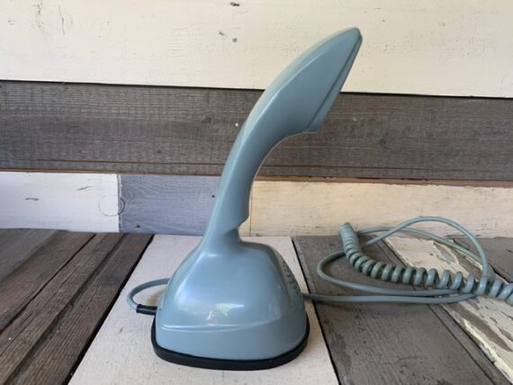Ericofon by Ericsson pale blue Cobra Phone original cord 1960 Sweden