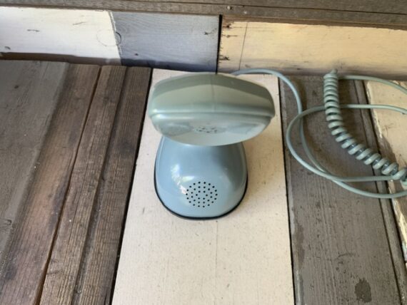 Ericofon by Ericsson pale blue Cobra Phone original cord 1960 Sweden - Image 5