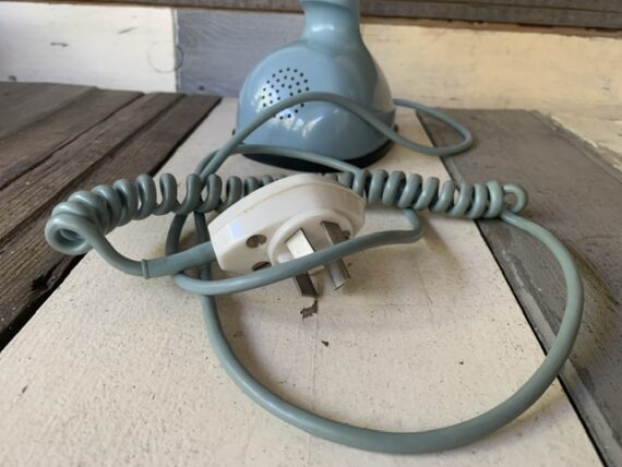 Ericofon by Ericsson pale blue Cobra Phone original cord 1960 Sweden
