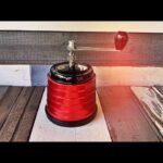 AJA candy apple red metallic coffee grinder 1960 Norway