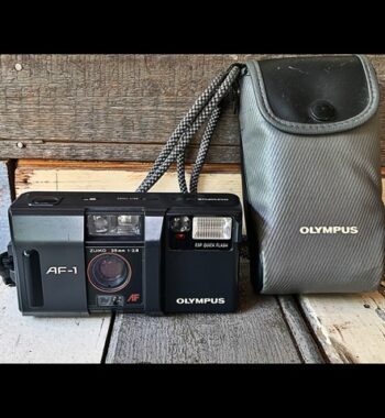 Olympus AF-1 camera orginal bag 1980 Japan