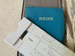 Reiss 3227 Duplex slide rule sleeve 1970 Eastern Germany