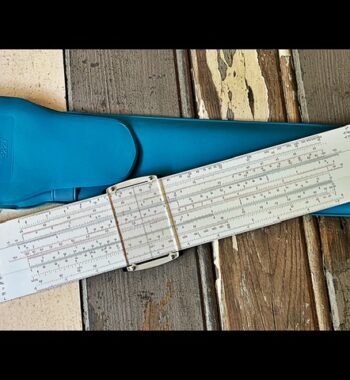 Reiss 3227 Duplex slide rule sleeve 1970 Eastern Germany