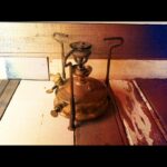 SVEA 40 brass camping stove early Sievert collapsable 1920 Sweden