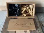 Chess set Staunton type K78 wood in box 1960 France