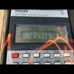 Philips SBC-1704 LCD calculator 1980 Taiwan Netherlands