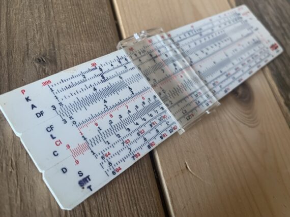 Graphoplex Koh-I-Noor Rapido-Math 10021 pocket slide rule 1960 Italy - Image 4