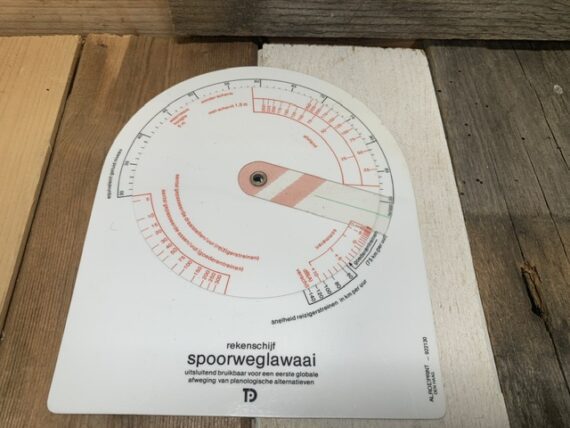 2x ALRO sound noise slide rule charts 1980 Holland - Image 2