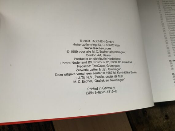 M.C. Escher Graphs and drawings book 2001 Holland Germany - Image 7