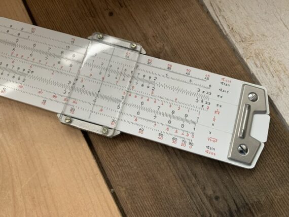Nestler Polymath-Duplex pocket slide rule 0129 sleeve 1960 Germany - Image 3