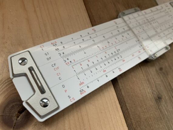 Nestler Polymath-Duplex pocket slide rule 0129 sleeve 1960 Germany - Image 2