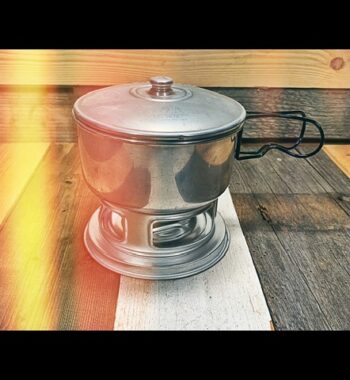 Meta-71 solid fuel aluminum mini stove 1970 Switzerland