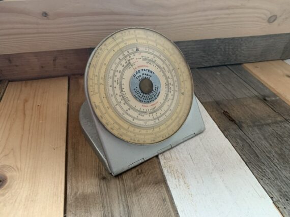 Alro Muiderkring Radio Electronics slide rule metal case 1950 Holland - Image 5