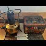 Juwel 21 small brass camping stove in tin 1940 Germany