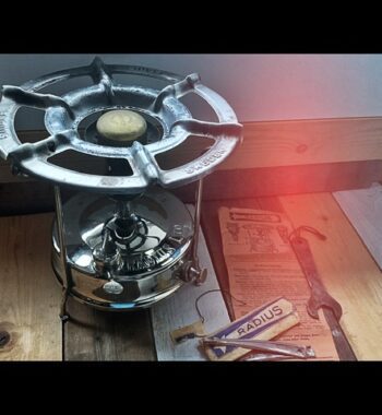 Radius 5S:or F nickle plated home stove accessories 1956 Sweden