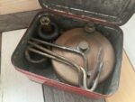 K.F. Eriksson's Prince 60 small brass camping Stove box 1940 Sweden