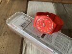 Swatch GR175 Sunetty red quartz watch in box 2020 Swiss - Image 3