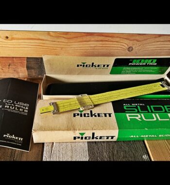 Pickett 1010-ES Powertrig full presentation set 1960 USA