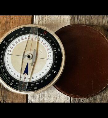 Dennert Pape DR3 Tp air navigation slide rule sleeve 1943 Germany