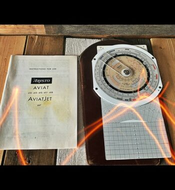 Aristo Aviat 618 air navigation slide rule full set 1962 Germany