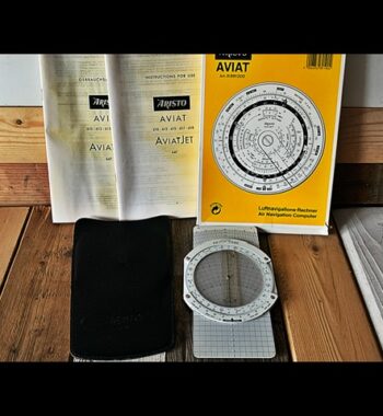 Aristo Aviat 613 air navigation slide rule full set 1980 Germany