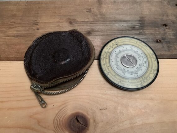 ALRO circular Slide rule case Muiderkring 1960 Holland - Image 4