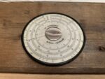 ALRO circular Slide rule case Muiderkring 1960 Holland