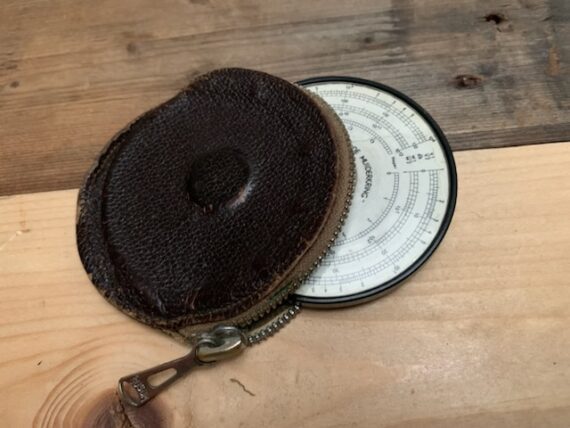 ALRO circular Slide rule case Muiderkring 1960 Holland - Image 6