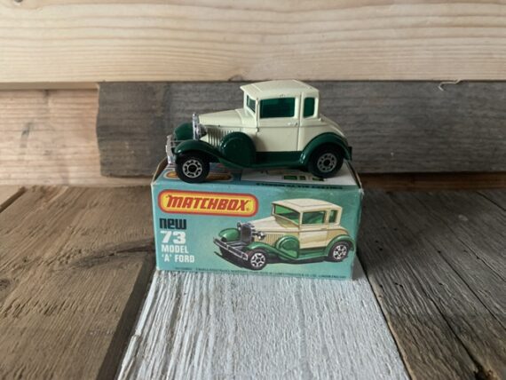 Matchbox 75 series 73 'A' Ford box 1979 Lesney England - Image 2