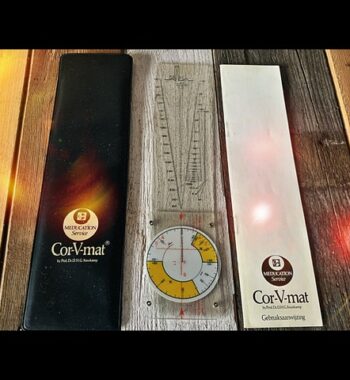 ALRO slide rule chart Cor-V-mat medical ECG-calculator 1970 Holland