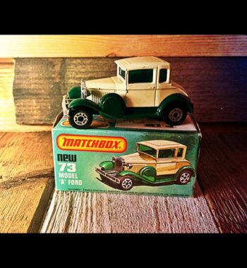 Matchbox 75 series 73 'A' Ford box 1979 Lesney England