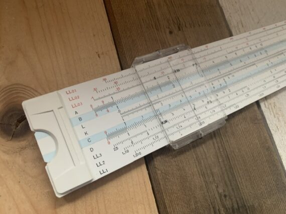 Royal 1091 Universita slide rule full set Japan 1970 - Image 5