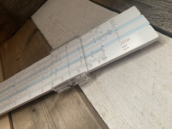 Royal 1091 Universita slide rule full set Japan 1970 - Image 3