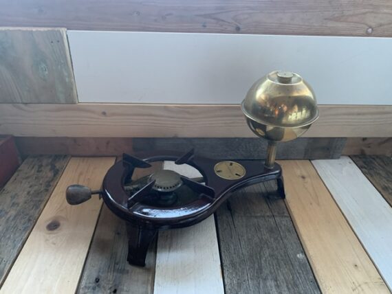 Gustav Barthel Norma E01 E21 UNIQUE brass stove 1940 Germany Holland