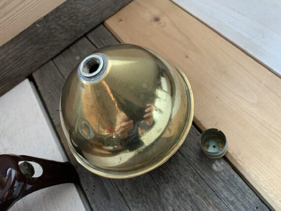 Gustav Barthel Norma E01 E21 UNIQUE brass stove 1940 Germany Holland - Image 2