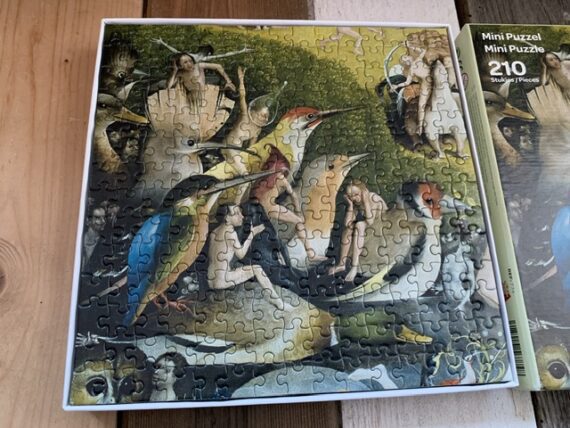 Jheronimus Bosch mini puzzle Garden of early Delights 2016 Holland