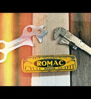 Brooks Romac Diamond bicycle tools spanner wrench tin 1970 UK USA