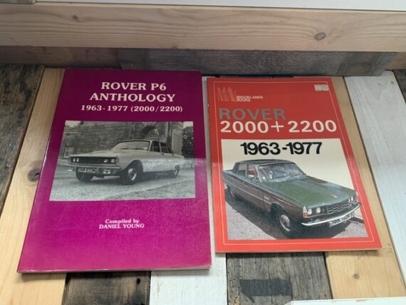 2x Rover P6 2000 / 2200 Anthology books 1990 England