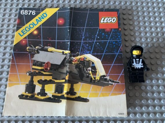 Lego 6876 Blacktron Alienator with instructions space toy 1988 Denmark - Image 7