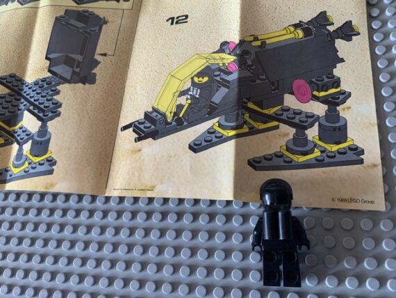 Lego 6876 Blacktron Alienator with instructions space toy 1988 Denmark - Image 9