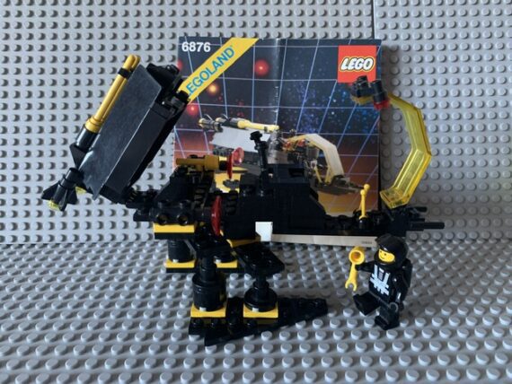 Lego 6876 Blacktron Alienator with instructions space toy 1988 Denmark