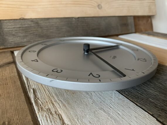 Braun 4861 ABW31 silver quartz clock Millennium edition 2000 Germany - Image 3