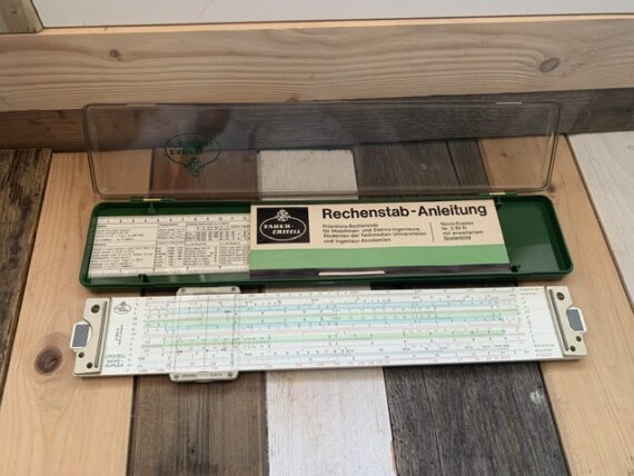 Faber Castell Novo Duplex 2/83N slide rule full set 1970 Germany