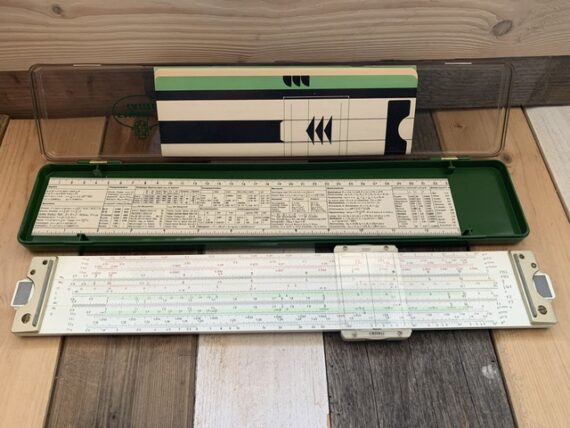 Faber Castell Novo Duplex 2/83N slide rule full set 1970 Germany